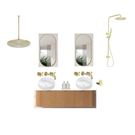 Ensuite Interior Design Mood Board by Abbey.f