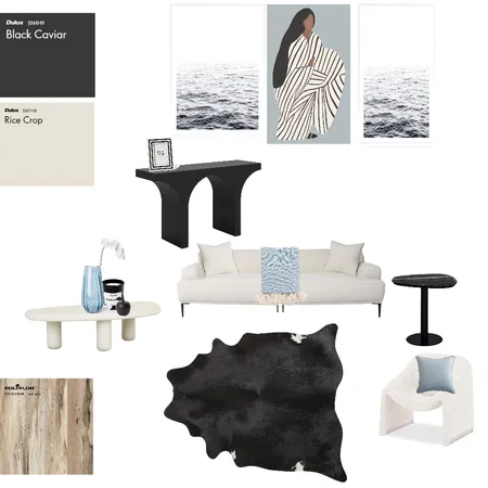 Black and cream Interior Design Mood Board by Jambles_17