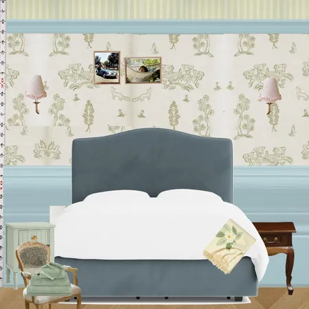 Guest Room Interior Design Mood Board by dl2407