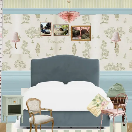 Guest Room Interior Design Mood Board by dl2407