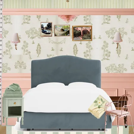 Guest Room Interior Design Mood Board by dl2407
