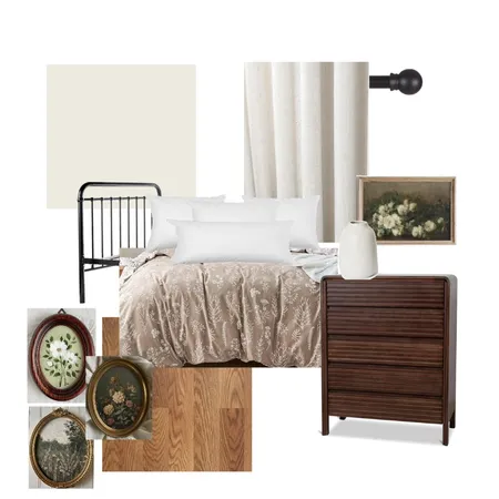 medium bedroom Interior Design Mood Board by LEAHRT