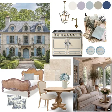 French Provincial Interior Design Mood Board by by Jenelle Suarez on Style Sourcebook