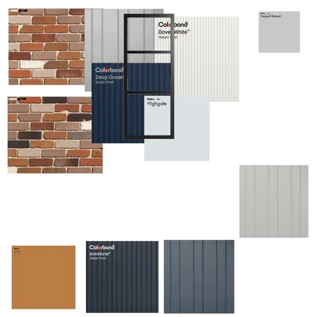Parker Rd Exterior 1 Interior Design Mood Board by andreakornhoff