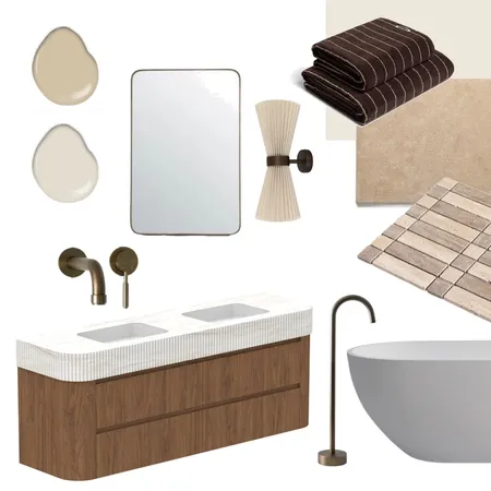 Aquila Ensuite Interior Design Mood Board by Aquila Haus