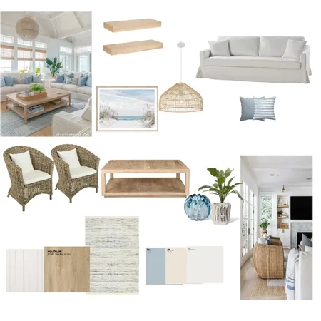 Coastal Living Room Interior Design Mood Board by smaiato on Style Sourcebook