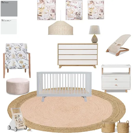 Contemporary Nursery room Interior Design Mood Board by STUDIO M on Style Sourcebook