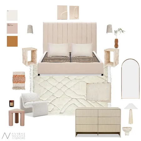 Serene Contemporary Bedroom Interior Design Mood Board by ANNEKE NOMURA INTERIORS on Style Sourcebook