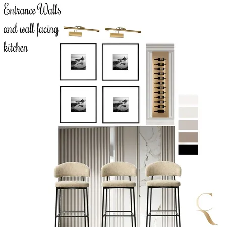 Entrance wall Thelma Interior Design Mood Board by dimakatso