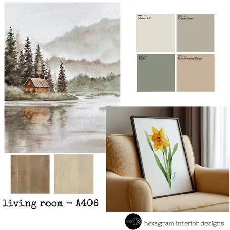 A406_Living_Room Interior Design Mood Board by Snap Wise