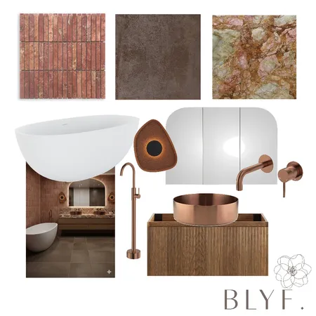 Earthy bathroom Interior Design Mood Board by Lauren166 on Style Sourcebook