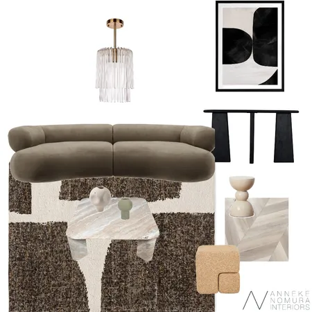 Living Room-3 Interior Design Mood Board by ANNEKE NOMURA INTERIORS