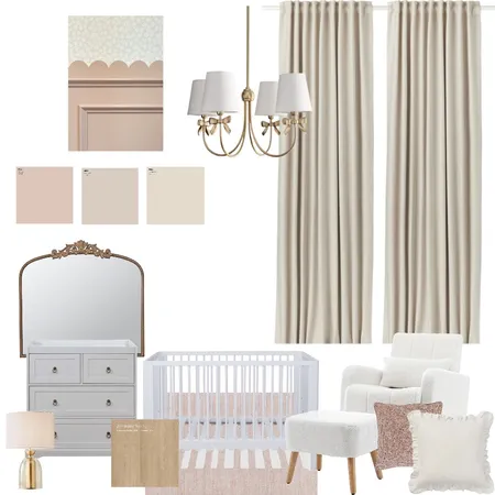 NURSERY RENATA 2 Interior Design Mood Board by BOREAL STUDIO MX on Style Sourcebook