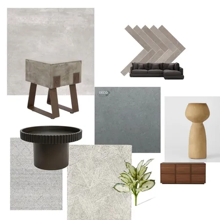 Brutualism Interior Design Mood Board by Alannah Young Interiors