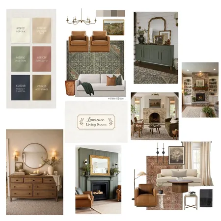 Lawrence Living Room Interior Design Mood Board by pilawrence1201@gmail.com