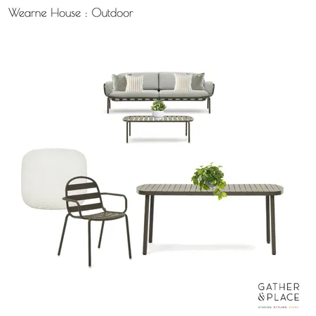 Wearne House : Outdoor Interior Design Mood Board by Gather & Place on Style Sourcebook