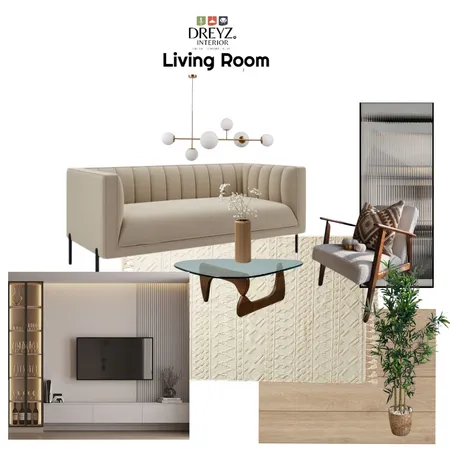 MBALALA Livingroom Interior Design Mood Board by Derick Asiimwe