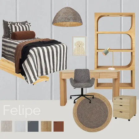 Cuarto de Felipe Interior Design Mood Board by dscala on Style Sourcebook