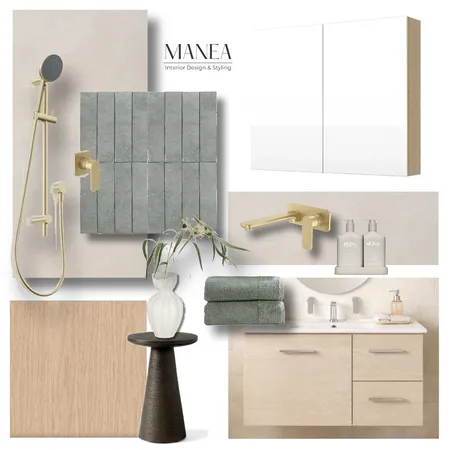 Landsborough Bathroom Interior Design Mood Board by Manea Interior Design & Styling on Style Sourcebook
