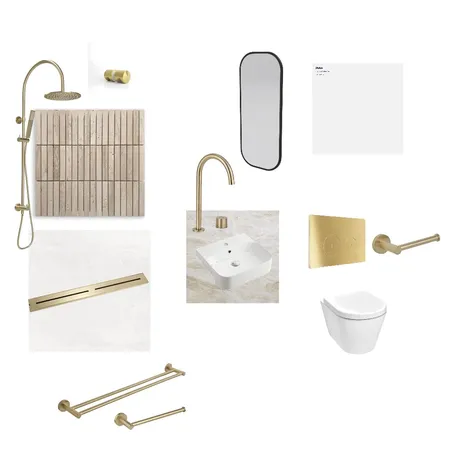 Zullo First Floor Bathroom Interior Design Mood Board by OuterSpace Living on Style Sourcebook