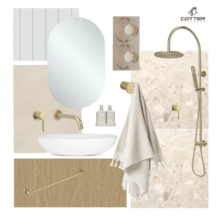 The Beach House - Main Bathroom Interior Design Mood Board by Cotter Builders on Style Sourcebook