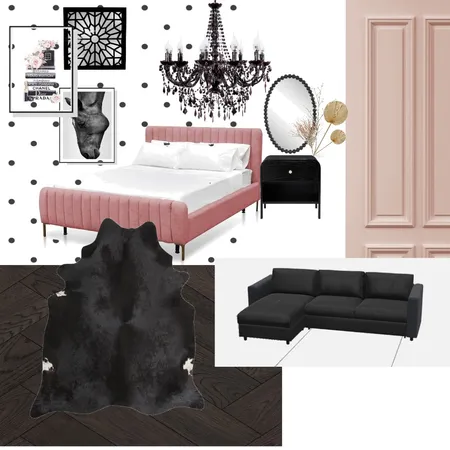 6/2/20206 pink and black Interior Design Mood Board by amber.obryan@studytafensw.edu.au