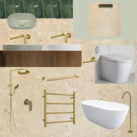 Ensuite Interior Design Mood Board by Cobblestone Studios on Style Sourcebook