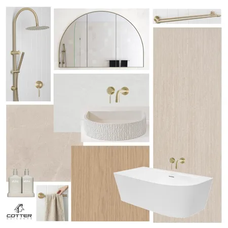 Taylor House - Main Bathroom Interior Design Mood Board by Cotter Builders on Style Sourcebook