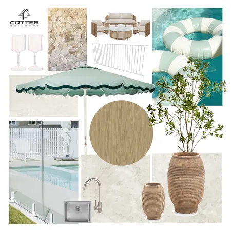 Taylor House - Alfresco Pool Interior Design Mood Board by Cotter Builders on Style Sourcebook