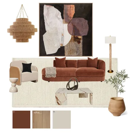 Living Room - Post Interior Design Mood Board by IIDR Interior Design on Style Sourcebook