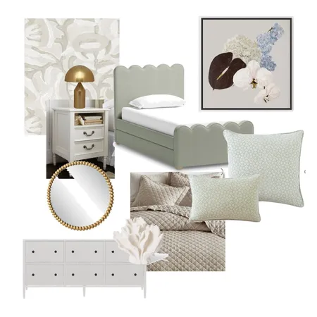 Isabelles Bedroom Interior Design Mood Board by Bobbie Mia Designs on Style Sourcebook