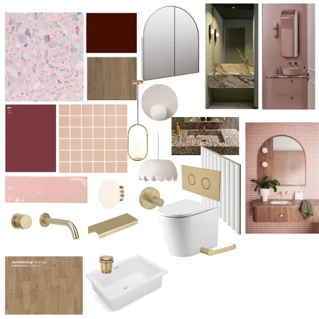 Grandma's PowderRoom Interior Design Mood Board by JacBSC on Style Sourcebook
