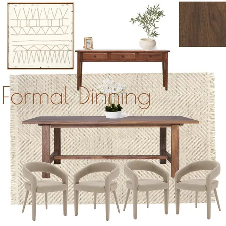 Windemere - Formal Dining Room Darker Timber Interior Design Mood Board by The Stylist Airlie Beach on Style Sourcebook