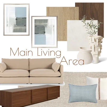 Main Living Room - Blue Interior Design Mood Board by The Stylist Airlie Beach on Style Sourcebook