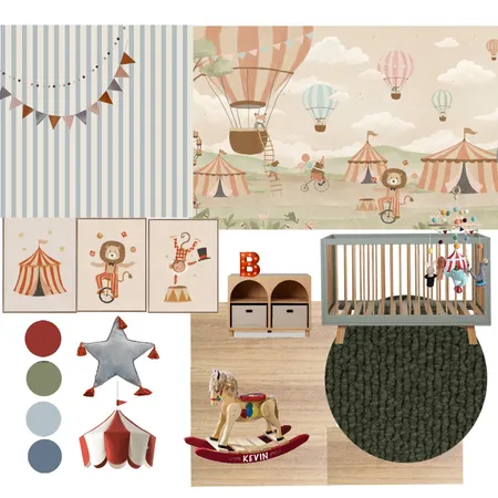jade and dessert circus nursery Interior Design Mood Board by Candicecarpetmill on Style Sourcebook