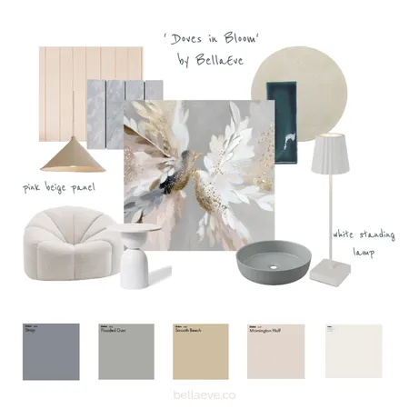 Doves in Bloom by BellaEve Interior Design Mood Board by Jela Bandojo on Style Sourcebook