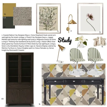 IDI study Interior Design Mood Board by Studio7 Stylings on Style Sourcebook