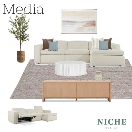 Cobb - Media 1 Interior Design Mood Board by alice@nichedesign.com.au on Style Sourcebook