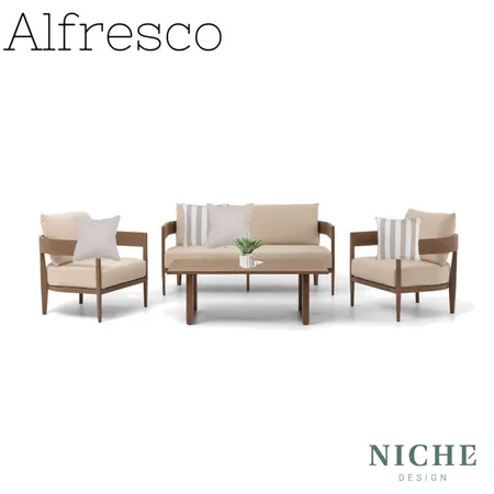 Cobb - Alfresco 1 Interior Design Mood Board by alice@nichedesign.com.au on Style Sourcebook