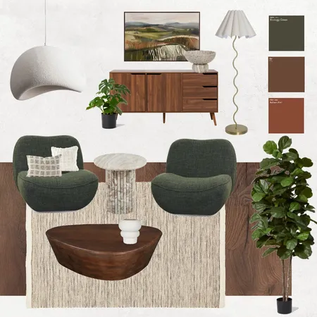 Mid-century modren Interior Design Mood Board by Caitlyn.vb on Style Sourcebook