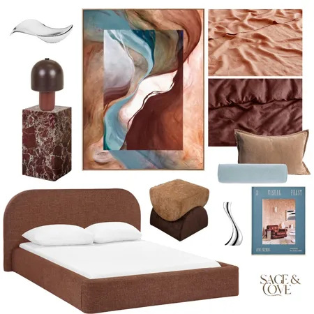 Guest Bedroom - Solara Interior Design Mood Board by Sage & Cove Interiors on Style Sourcebook