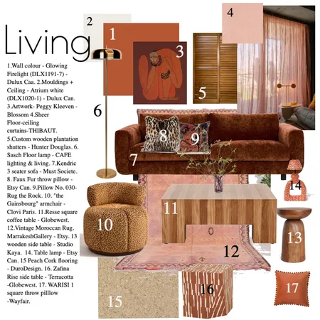 Living Room Interior Design Mood Board by ChelseyJanea on Style Sourcebook