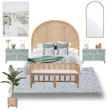 Coastal Master Bedroom Interior Design Mood Board by Savvi Home Styling on Style Sourcebook