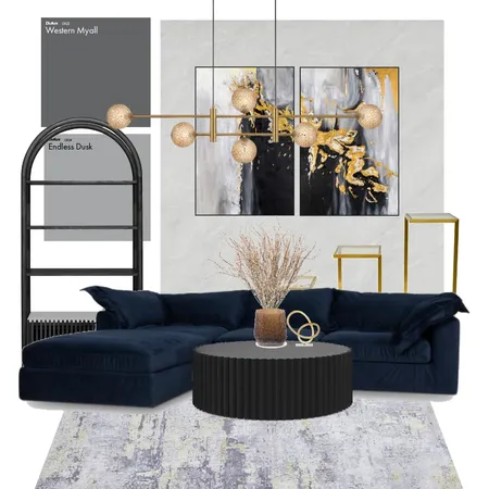 Modern Glam Living Interior Design Mood Board by Ar. She on Style Sourcebook