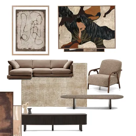 Wood and neutral vibes living Interior Design Mood Board by Lauren166 on Style Sourcebook
