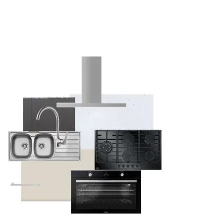 Contemporary Dark Kitchen Interior Design Mood Board by OmniProjects on Style Sourcebook