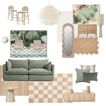 mellow melon Interior Design Mood Board by On Cue Renovations