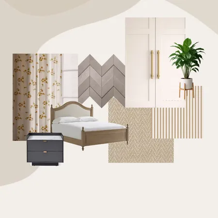 MASTERBEDROOM_02 Interior Design Mood Board by GAJAGOWNI
