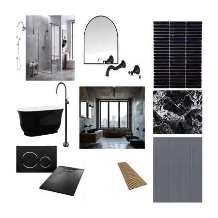Carlton_Alana_Bathroom_Brutalist Interior Design Mood Board by Bortolotto Interiors