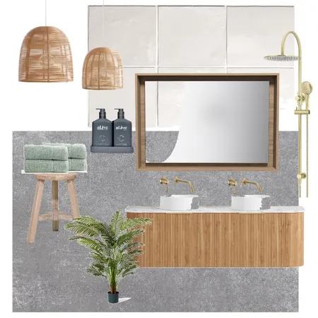 Brass beauty Interior Design Mood Board by Maplestaginganddesign